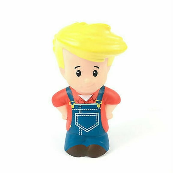 Replacement Figure for Fisher-Price Little People Animal Friends Farm Playset - CHJ51 ~ Replacement Farmer Boy Figure Eddie