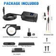thumbnail image 4 of CSYANXING Motorcycle Dual USB Charger Adapter PD3.0 QC3.0 Fast Charge 12V-24V Voltmeter Waterproof Phone Tablet, 4 of 10