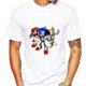 thumbnail image 3 of Camiseta clásica S-Sonic The Cool H-Hedgehog para hombre y mujer, ropa combinada para parejas, cuello de manga corta, moda de algodón, 3 of 5
