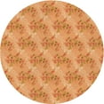 thumbnail image 1 of Ahgly Company Machine Washable Indoor Round Transitional Neon Orange Area Rugs, 7' Round, 1 of 7