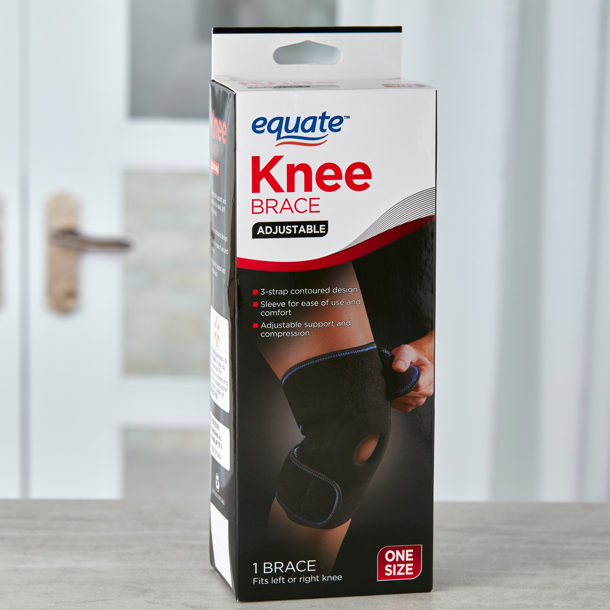 Equate Adjustable Knee Support with Compression photo 2