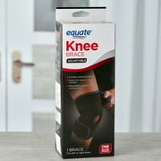 (3 pack) Equate Adjustable Knee Support with Compression for Pain Relief, One Size Fits Most