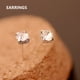 thumbnail image 2 of Minnieouse 1 par de pendientes de cubo de diamantes de imitación de aleación brillante, pendientes de fiesta, Simple, joyería Unisex para Type6 NO6, 2 of 6
