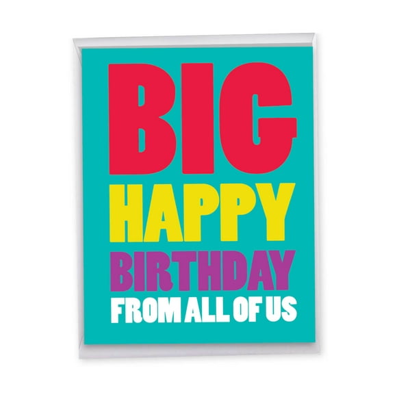Jumbo Greeting Cards Giant Birthday Card