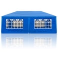 thumbnail image 3 of EDOEMSE 10x20 Outdoor Tent Canopy, Outdoor Party Tent with 6 Removable Sidewalls, UV Resistant Waterproof Canopy Tent for Outdoor Events, Patio Backyard, Blue, 3 of 15