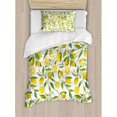 thumbnail image 3 of Ambesonne Nature Exotic Lemon Tree Branches Yummy Delicious Kitchen Gardening Design Duvet Cover Set, 3 of 3