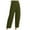 Army Green, variant on Scyoekwg Casual Cotton Linen Pants for Women High Waisted Wide Leg Lounge Pants Classic Solid Color Baggy Pants (Gray,XXXL)