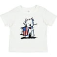 thumbnail image 3 of Inktastic US Flag Westie Boys or Girls Toddler T-Shirt, 3 of 5