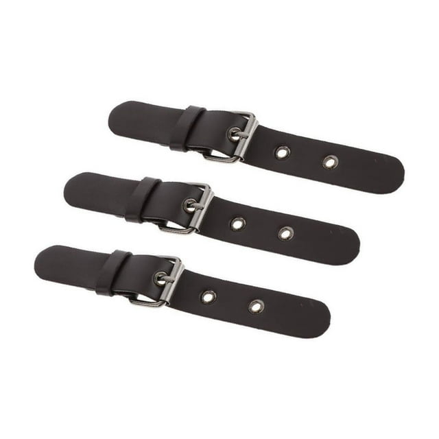 3 Sets PU Leather Snap Toggle Closure Sewing Accessories Closure Sew on Duffle Jacket Buckle Coffee
