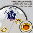 thumbnail image 4 of Oneluffy US Coast Guard Flag 2x3 Outdoor Double Sided- United States Coast Guard Flag Military Flags USCG Flags with 2 Brass Grommets for Indoor Outside, 4 of 9