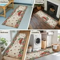 thumbnail image 5 of Runner Rugs 2x6 Ft, Red Christmas Non Slip Area Rugs for Kitchen Bedroom Entryway, Truck Xmas Tree Snowflake Winter Vintage Washable Carpet Runner Rug Floor Mats for Bedroom Home Decor, 5 of 9
