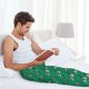thumbnail image 5 of Balery Duck Mallard Flying Pose Pantalones de pijama para hombre, pijama ultraligero, pantalón de descanso-Small, 5 of 6