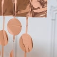 thumbnail image 6 of Balsa Circle Metallic Rose Gold Round 6 feet Foil Tassels Fringe Backdrop Curtains Party, 6 of 8