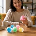 thumbnail image 5 of Squishy Transparent Water Stress Ball, Multicolor Glitter Double Shell Squeeze Toy with Crunchy Feel, Fun Sensory Decompression Toy for Boys Girls and Collectors （Random Color）, 5 of 7