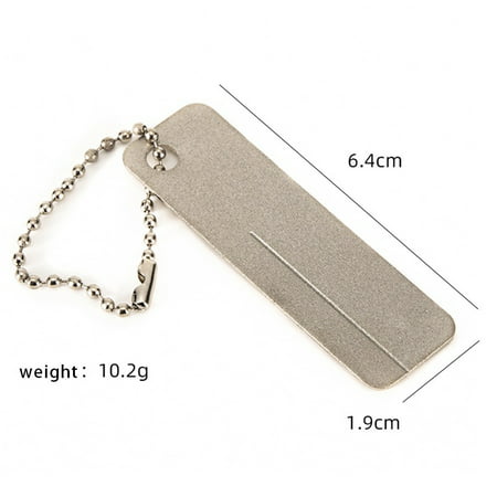 Butwevi Mini Pocket Diamond Sharpener Keychain Knife Nail File Outdoor  Camping Tool | Walmart Canada