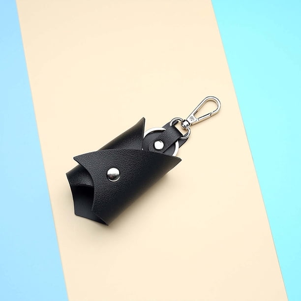 Caja de almacenamiento de llaves de cuero | Llavero de coche de cuero de plena flor Llavero Antiloss | Organizador de gran capacidad | Artesanía suave y duradera | Uso universal | 1 Pieza | Diseño