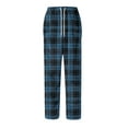thumbnail image 4 of CCRFTGI Christmas mens pajama pants Flannel Soft Funny Plaid PJ Bottoms Lounge Elastic Waist Pajamas Pants Holiday 2025 Fashion Sleep Bottoms Dark Blue XXL, 4 of 5