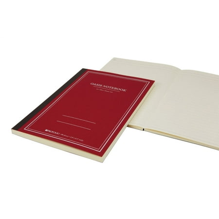 UPC: 0075633602419 | Itoya ProFolio Oasis Small Notebook A6 Dot Grid Graph and Lined Notebook Brick Red