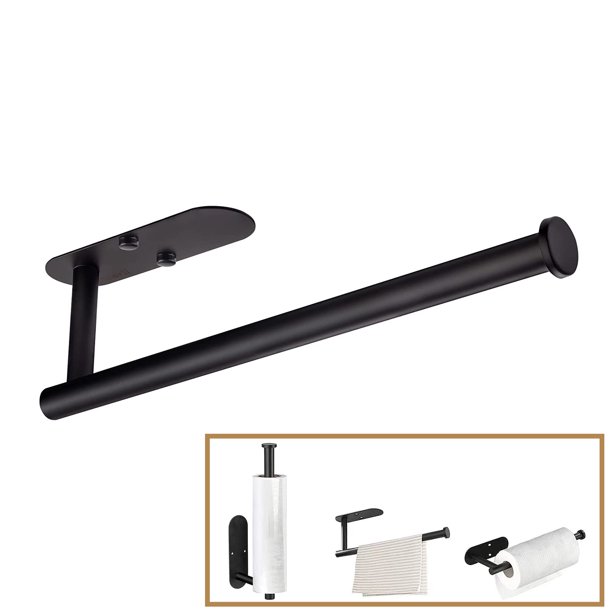 FunChaos Paper Towel Holder, Under Paper Towel Holder for