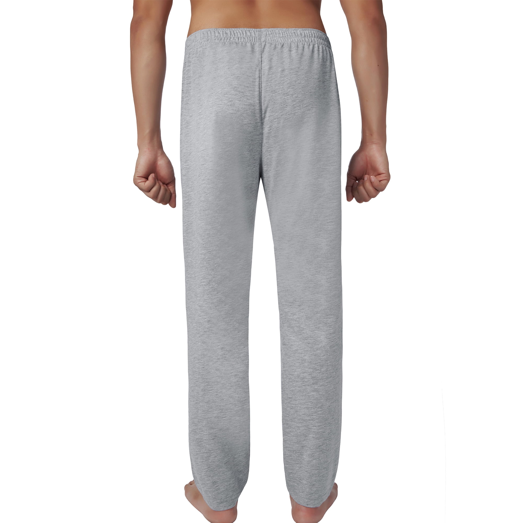 Youloveit Men s Sleep Pants Lightweight Lounge Pant Nightwear Sleepwear Cotton Pajama Bottoms with Two Side Pockets Adjustable Drawstring Color Gray up to size 3XL Walmart
