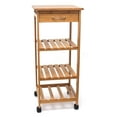 thumbnail image 3 of Bamboo Cart w Drawer (8914) (026914891404) (Lipper), 3 of 5