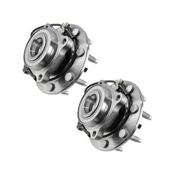 Front Wheel Hub and Bearing Kit 2 Piece - Compatible with 1999 - 2004 Chevy Silverado 2500 2000 2001 2002 2003