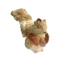 thumbnail image 3 of Escultura de animales BLESIY figura decorativa ardilla de paja verde, 3 of 8