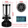 thumbnail image 2 of Faro Delantero LED ENTASSER Y6/Y6D para Coche Lente H4 Luz de Ojo de Pez, 2 of 4