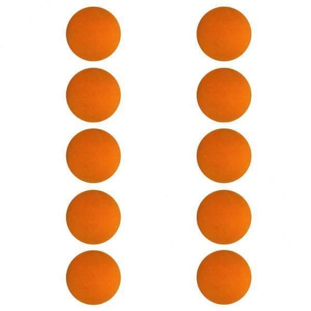 koolsoo 2-6pack 10 Pieces EVA Foam Golf Swing Exercises Practice Training Balls Orange 2 Pcs