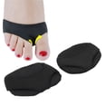thumbnail image 6 of Casewin Metatarsal Pads Hidden Socks for Women and Men,Ball of Foot Cushion Covers Relief Pain Blister Callus,Forefoot Sock Large Black, 6 of 7