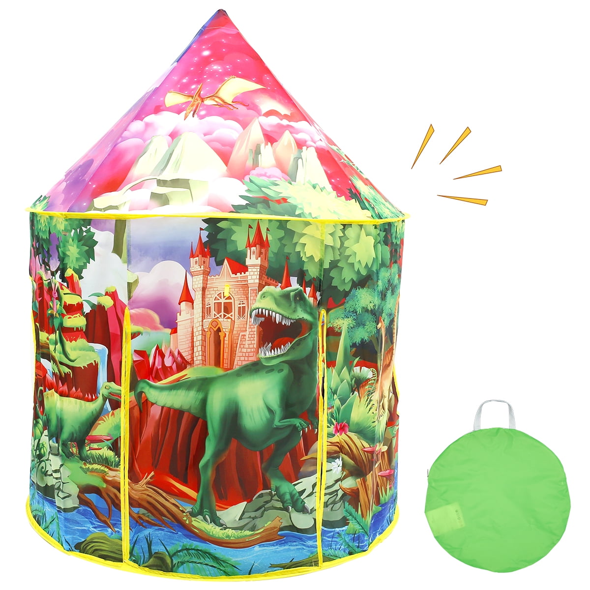 Buy AoHao Dinosaur Discovery Play Tent with Roar Button Foldable Kids