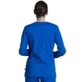 thumbnail image 5 of Cherokee Workwear Revolution Tech Women's Scrubs Top Long Sleeve V-Neck WW855, 5 of 5
