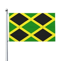Jamaican Flag Flags 3 X 5 Foot Printed Bright And Vivid Colors Flag With Two Grommets