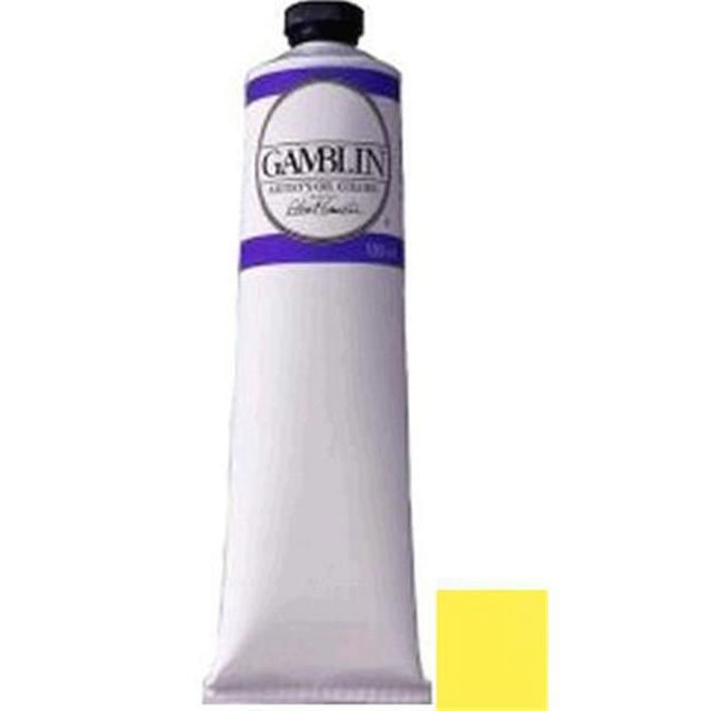 Gamblin G6300 150ml Student Grade Oil Color - Hansa Yellow Light