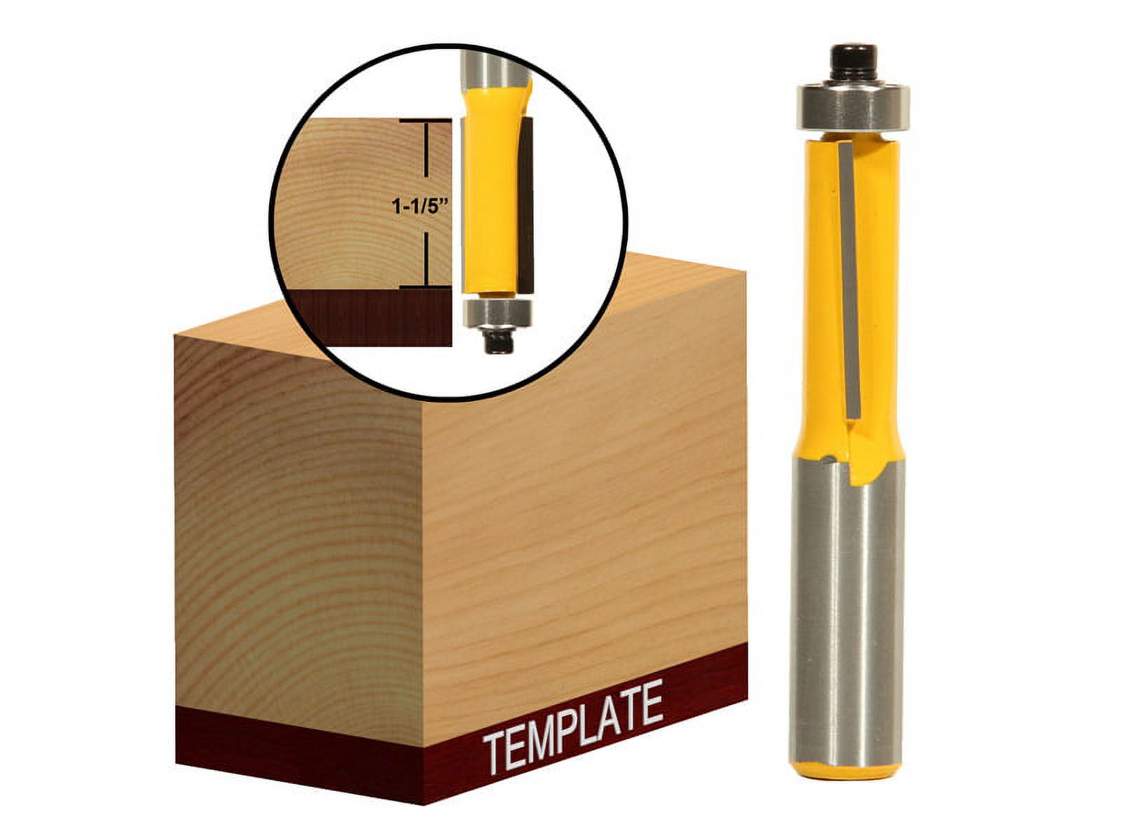 LUNYEE 1/4 Shank CNC Router Bit Essential Kit - Includes ER11 Collet, V-bit, End Mills, Chamfer Bit For Woodworking