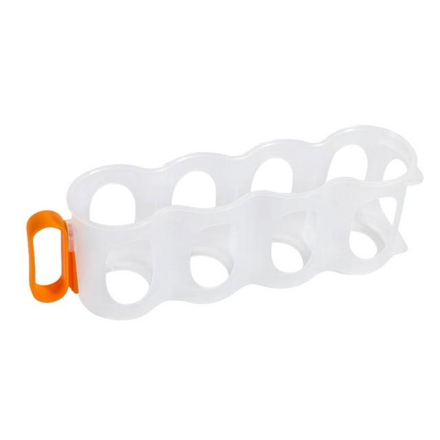 Organizador de almacenamiento de cocina Wosthever caja de almacenamiento para refrigerador naranja