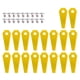 thumbnail image 1 of 18 piezas de cuchillas de acero inoxidable + 18 piezas de tornillos de repuesto para Bosch, 1 of 7