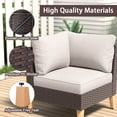 thumbnail image 3 of POCASSY Patio Accent Chair with Cushions, 3 of 5