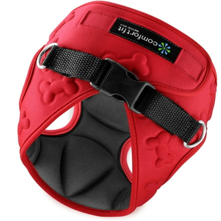- Comfortfit Pets Small Dog Harnesses by Metric USA The Harness pet Vest has padded Interior and Exterior Cushioning ensuring your Dog is Snug and Comfortable Easy to put on and take off pet harness.