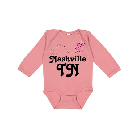 

Inktastic Nashville Gift Baby Girl Long Sleeve Bodysuit