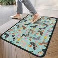 thumbnail image 4 of Dachshund Dog and Pizza Door Rugs,Washable Non Slip Door Mats Indoor,Decorative Door Mats,Entry Mat Indoor for Entrance,Bedroom,Kitchen,Bathroom,30"x17", 4 of 6