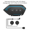 thumbnail image 4 of Auriculares universales Sonducket compatibles con Bluetooth para casco impermeables recargables negro, 4 of 6
