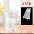 thumbnail image 2 of Floral Bags Yexiya, ramo de flores transparentes con asa, 24 unidades, 2 of 6