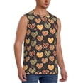 thumbnail image 2 of Kdxio Heart for Men's Muscle T-shirt,Sleeveless for Workout Running Athletic Gym Lounge Casual, 2 of 7