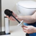 thumbnail image 1 of Toilet brush head in a set of 5, loose toilet brushes 10mm thread, replacement brush head diameter 8 cm, black, 1 of 4