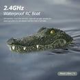 thumbnail image 2 of Loygkgas New Waterproof RC Boat 2.4GHz Simulation Alligator Head Prank Toy with Battery, 2 of 9