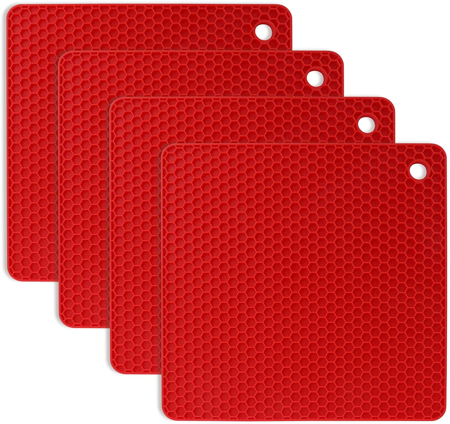 Pot Trivet 4pcs Silicone Pot Holder Pot Trivet DishwasherSafe Heat