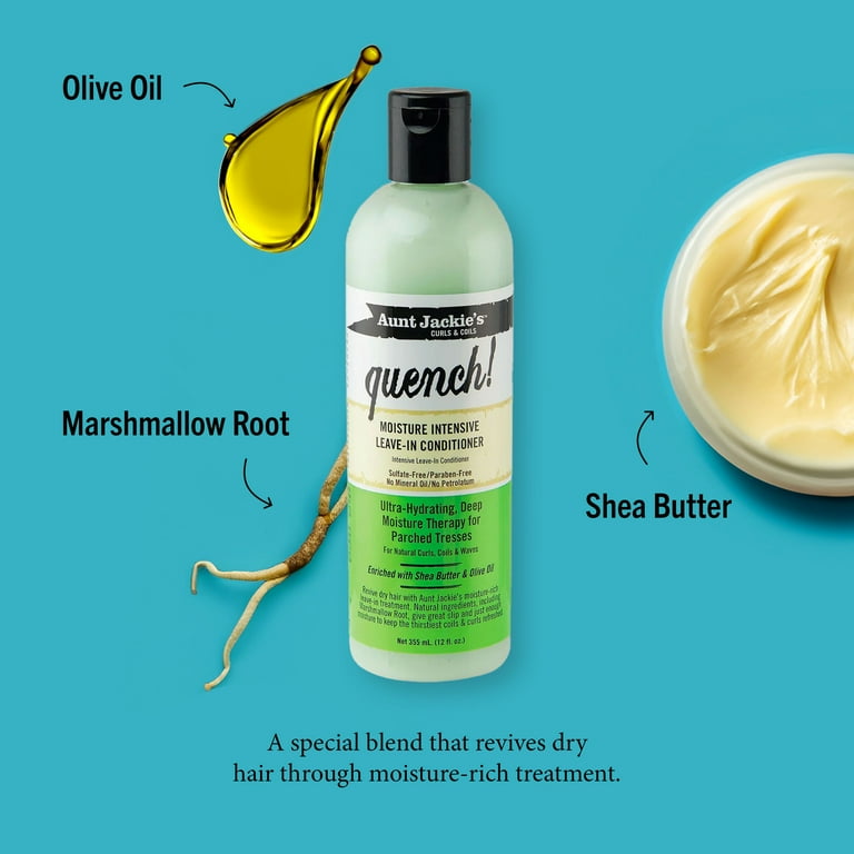 AUNT JACKIE'S Quench! Moisture Intensive Leave-In Conditioner (12oz) AUNT JACKIE'S Quench! Moisture Intensive Leave-In Conditioner (12oz)