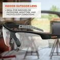 thumbnail image 3 of Ergodyne SkullerzÂ® SkÃ¶ll Safety Glasses // Sunglasses, Matte Black, In/Outdoor Lens, 3 of 3