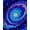 Blue, Pattern 3, variant on ODIKA 2x3 Machine Washable Non-Slip Area Rug, Galactic Dream Spiral with Nebula Inspired Swirl Accents Floor High Traffic Rug, Blue, 575065